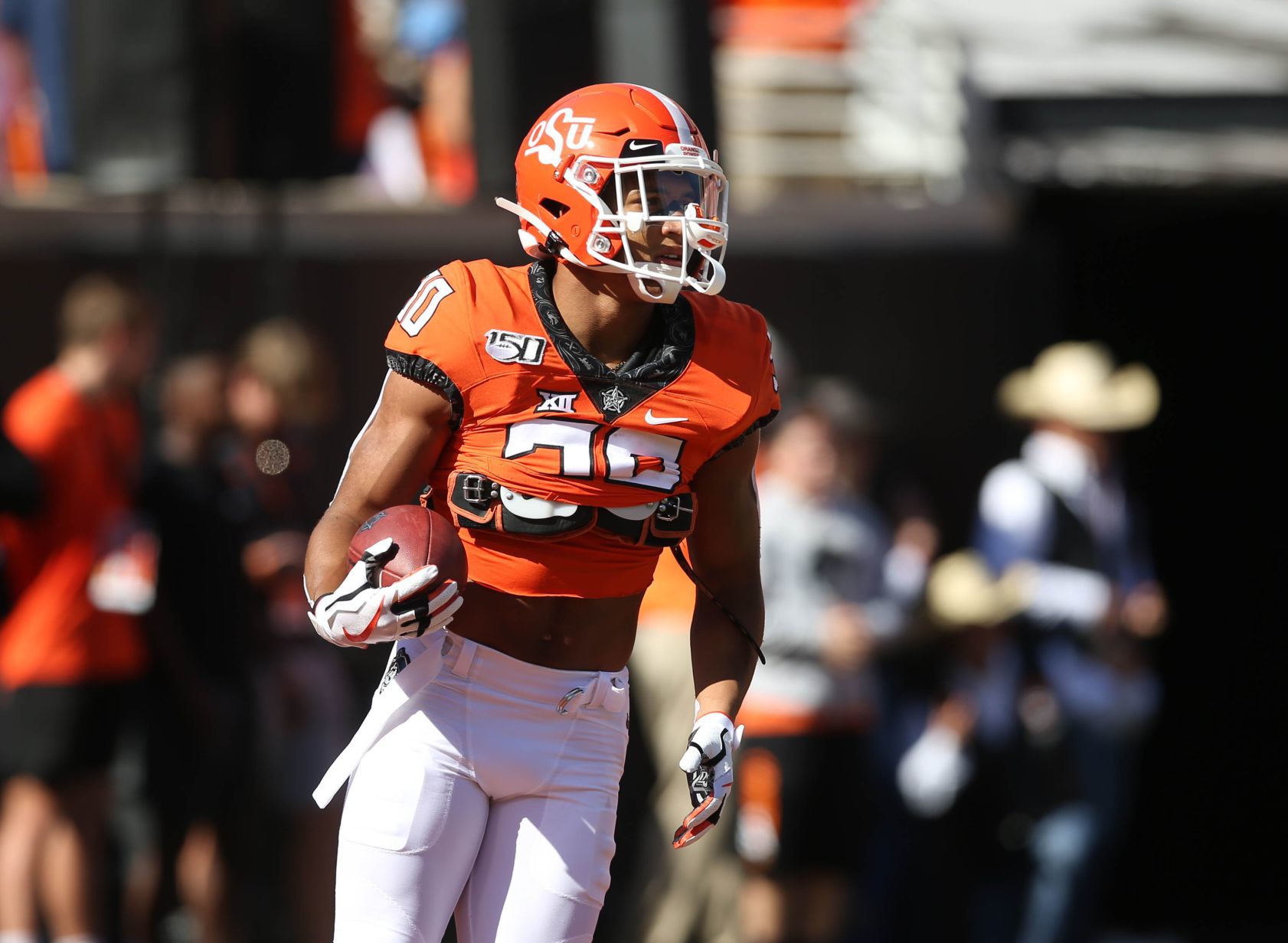 Chuba Hubbard in 2019